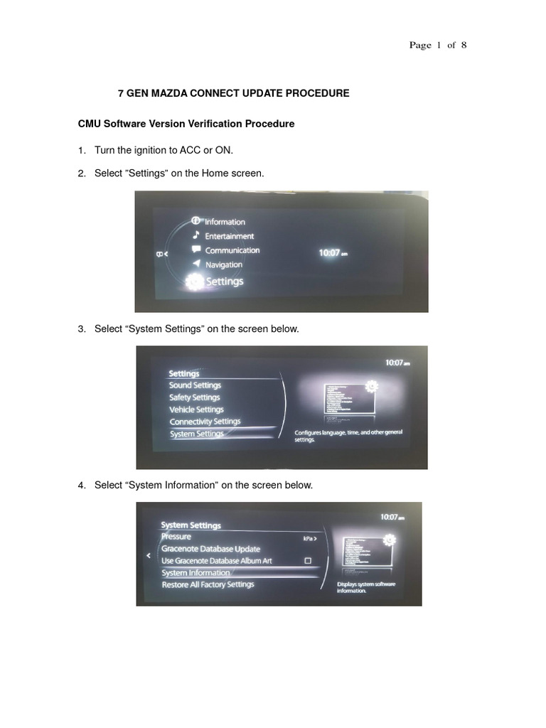 MAZDA CONNECT FIRMWARE UPDATE 2022 DOWNLOAD intelligence overview