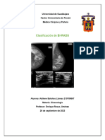 Clasificación de BI-RADS