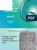 Aula - 05 (2) Cultura Clássica Grega e Latim.