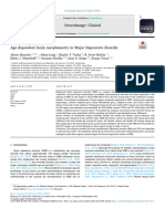 Myoraku et al  2022 - Age-dependent brain morphometry in Major Depressive disorder