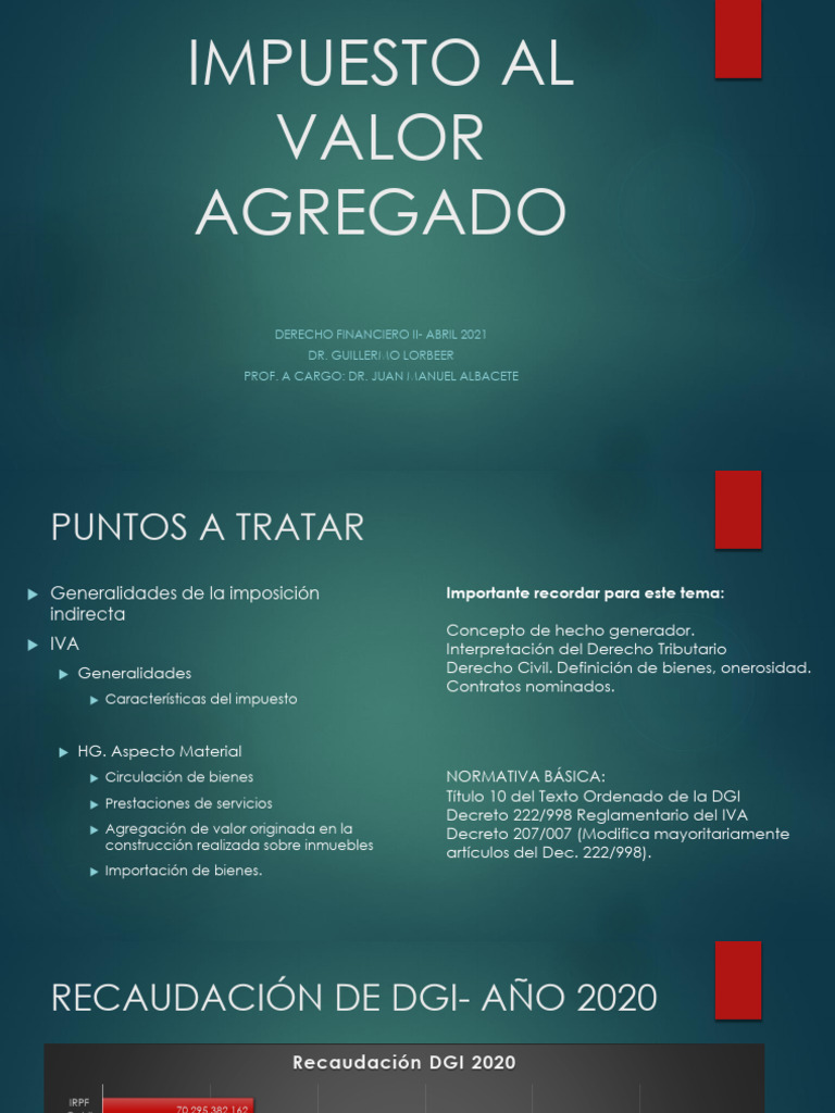 Impuesto Al Valor Agregado - 2021 | PDF | Impuestos | Propiedad