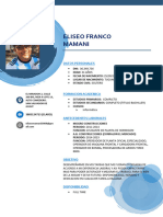 Eliseo Mamani CV