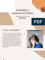 Ansiedade e Sindrome Do Panico