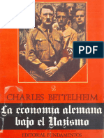 Bettelheim Charles La Economia Alemana Bajo El Nazismo Vol II PDF