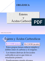 Acidos - Esteres