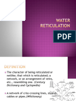 Water Reticulation