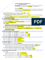 Correction Exercices Chapitre N°12 - Les Ondes Sonores