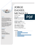 Jorge Daniel Munguia CV Actualizado