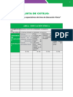 Lista de Cotejo 3º4º