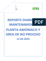 Reporte Diario Mantenimiento