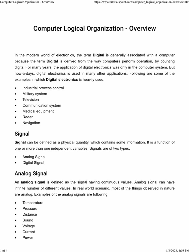 Electronics 1 | PDF | Digital Signal | Digital Electronics