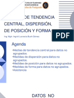2. Medidas de Tendencia Central, Posición y Forma Datos No Agrupados
