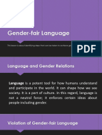 Module 5 Gender Fair Language