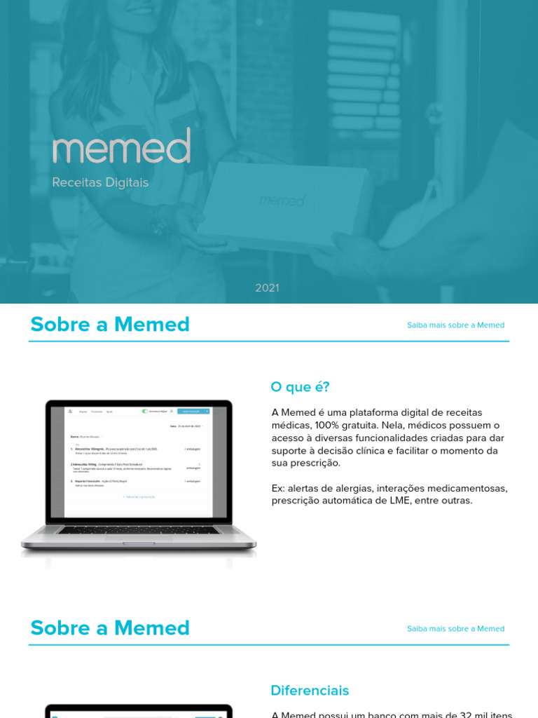Receita Digital Memed: Guia Completo | PDF | Receita médica ...