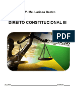 Direito Constitucional III - Prof. Larissa Castro