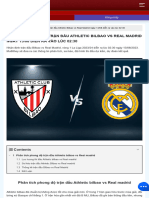 Nhan Dinh Soi Keo Tran Dau Athletic Bilbao Vs Real Madrid