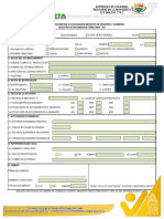 FORMULARIO PARA REGISTRO DE INSCRIPCION DE INDUSTRIA Y COMERCIO