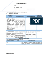 Sesión de Aprendizaje N 01 - Uda2