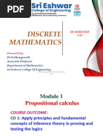 Module I - Discrete Mathematics II CSE