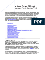 Poetry Learn About Poetry, Different Types of Poems, And Poetic Devices With Examples