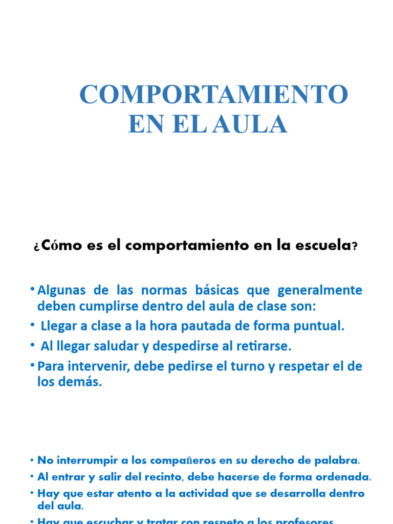 COMPORTAMIENTO EN EL AULA | PDF | Violencia | Psicología Social