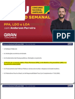 CNU SImulado Semanal PPA LDO LOA Anderson Ferreira