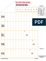 Jadual Individu Siri Ramadhan Mac 2024