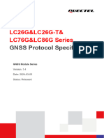 Quectel LC26GLC26G-TLC76GLC86G Series GNSS Protocol Specification V1.4