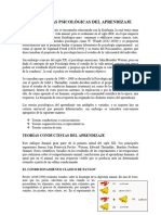 Teorías del aprendizaje. documento base.