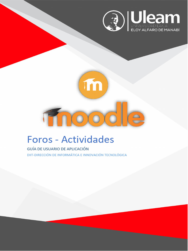 Guía de Uso del Módulo de Foros ULEAM | PDF | Foro de Internet ...