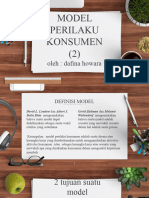 TM 3. Model Perilaku Konsumen