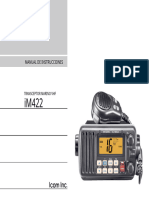 Manual Icom IC-M422