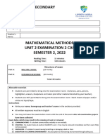 Math Methods Unit 2 Exam 2 2023