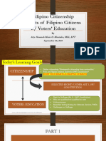 Citizenship VotersEducation SMontales