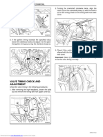 1B - 12 Sohc Engine Mecanical: Valve Timing Check and Adjustment