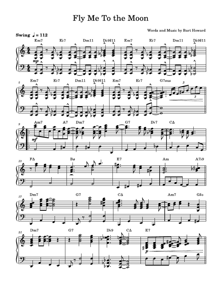 Fly Me To The Moon | PDF
