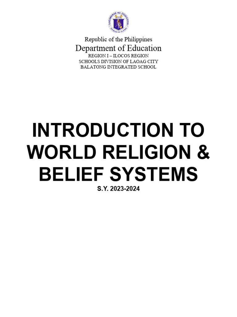 World Religion & Belief Systems Quiz | PDF | Monotheism | Jesus