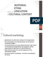Intercultural Marketing Communication