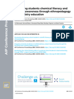 Improving Students Chemical Literacy and Cultural Awareness Through Ethnopedagogy in Chemistry Education