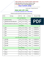 Báo Giá CNC Tháng 9. 2014