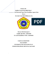 Makalah Hakikat Manusia Bertuhan Uniska BJB Pai