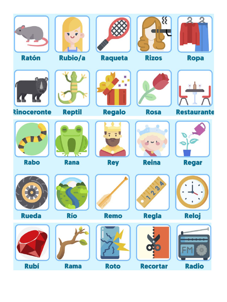 Imagenes Letra R | PDF