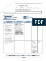 5° Grado - Sesiones Del 11 Al 15 de Marzo