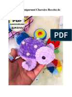 Tartaruga Amigurumi Chaveiro Receita de PDF Gratis 1
