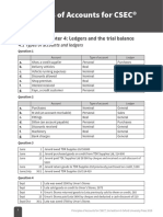 Ledger and trial balance