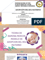 Teoria de Ramona Mercer Modelo de Adopcion Del Rol Materno