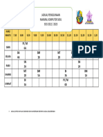 JADUAL MAKMAL KOMPUTER 2022