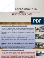 Active Speaking Task IBP6 2023