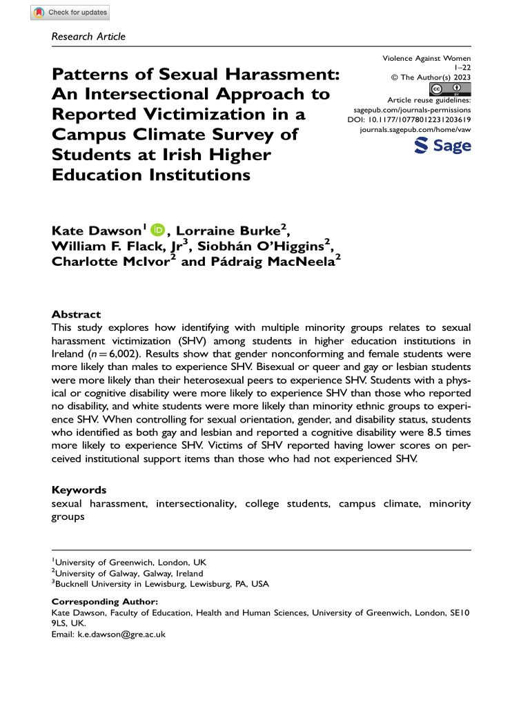 What Is Document Approach In Sexual Harassment