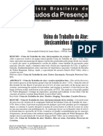 (ARTIGO) Usina Do Trabalho Do Ator (Des) Caminhos Da Criação - Marcelo de Andrade Pereira